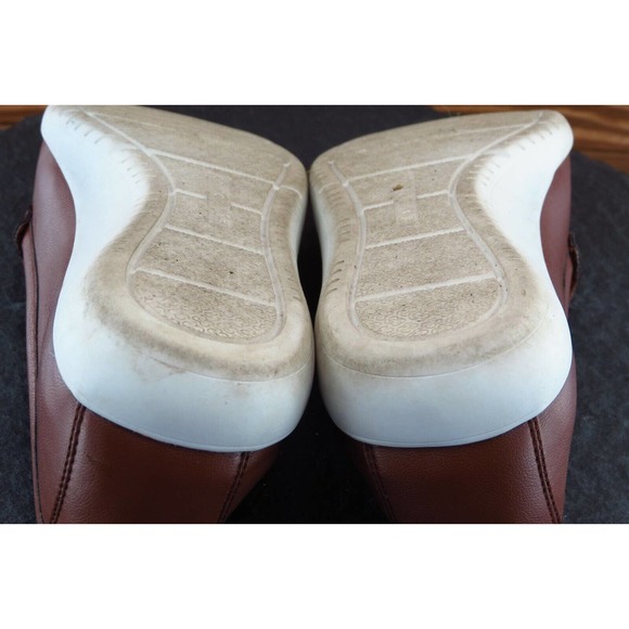 Bandolino Sz 7 M Brown Round Toe Flat Synthetic Logan - Picture 8 of 9